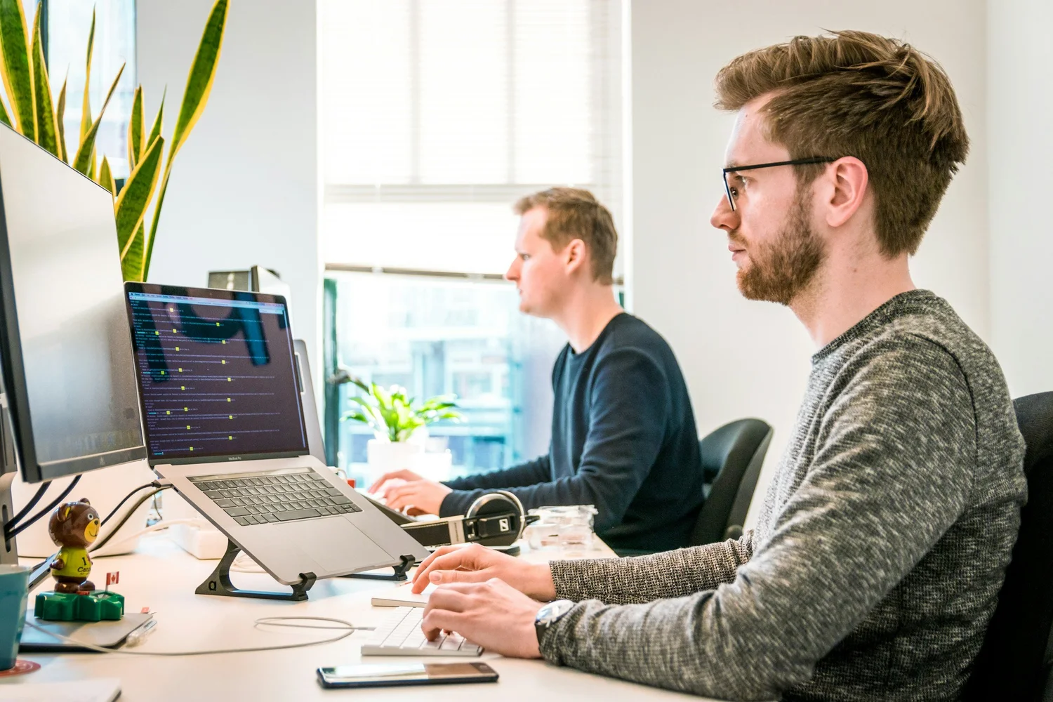 Working in Microsoft 365 on a laptop